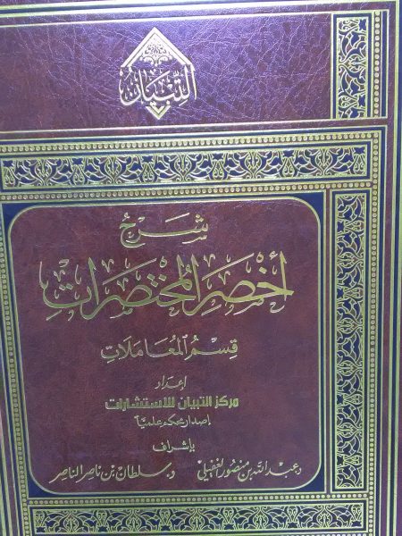 شرح أخصر المختصرات